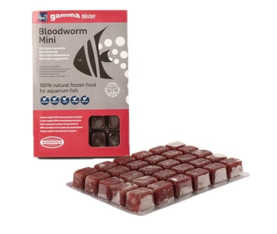 TMC Gamma Concentrated Mini Bloodworm Blister Pack 100g