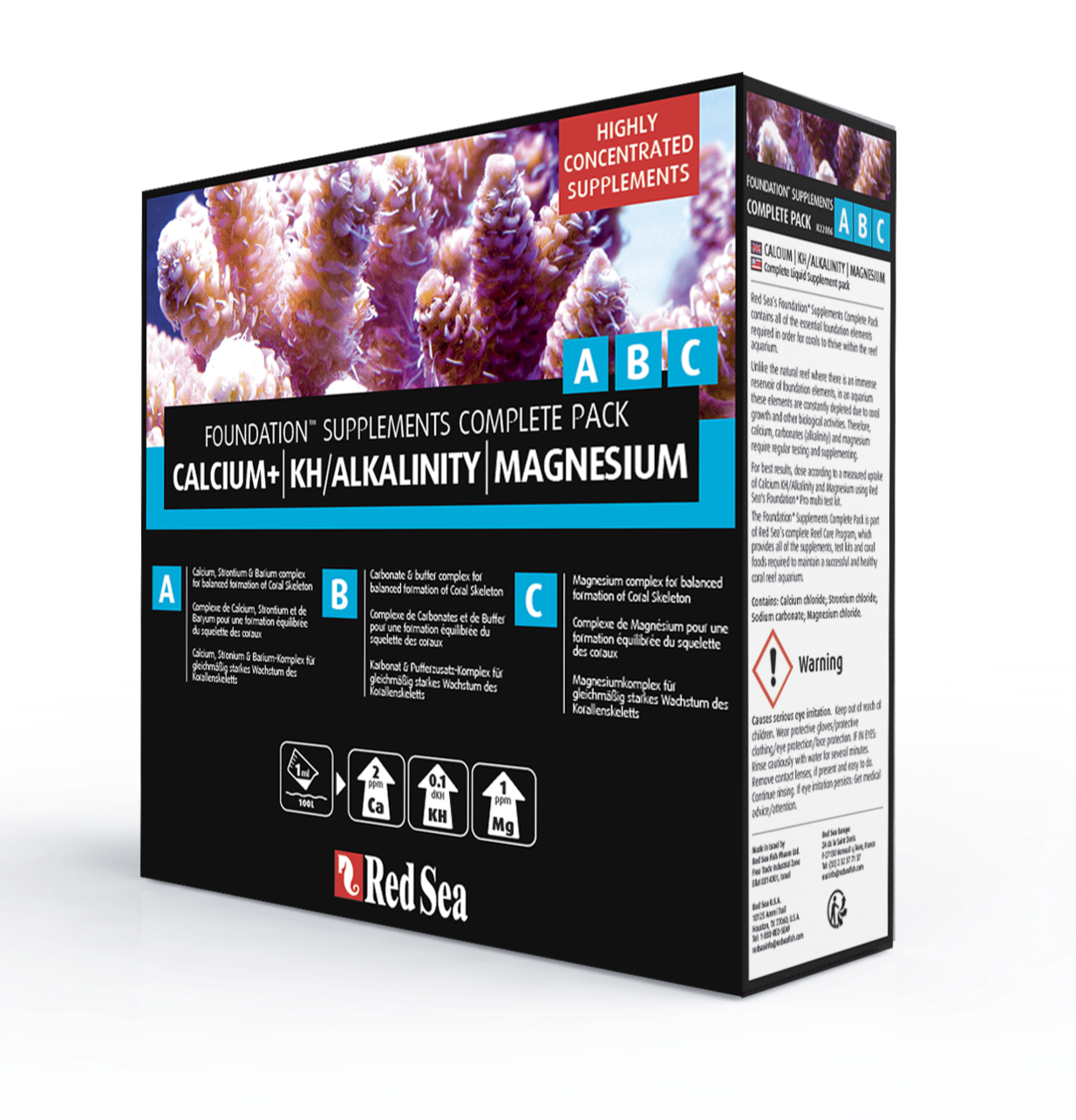 Red sea foundation 3x250ml liquid starter pack