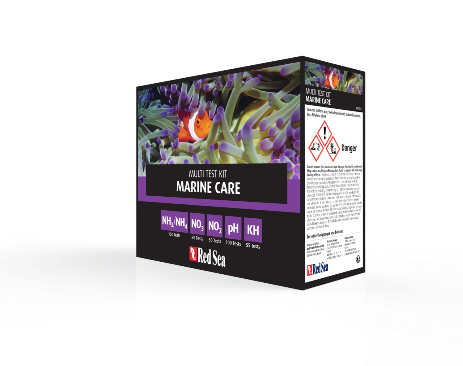 Red sea marine care test kit
