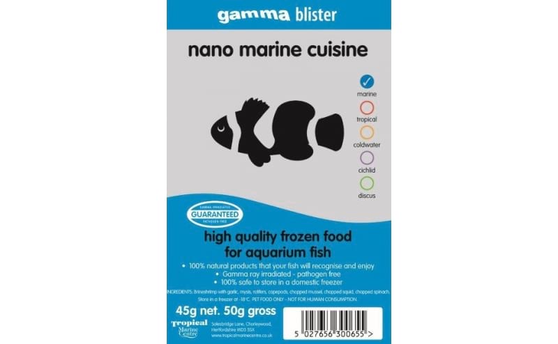 TMC Gamma Nano Marine Cuisine Blister Pack 50g