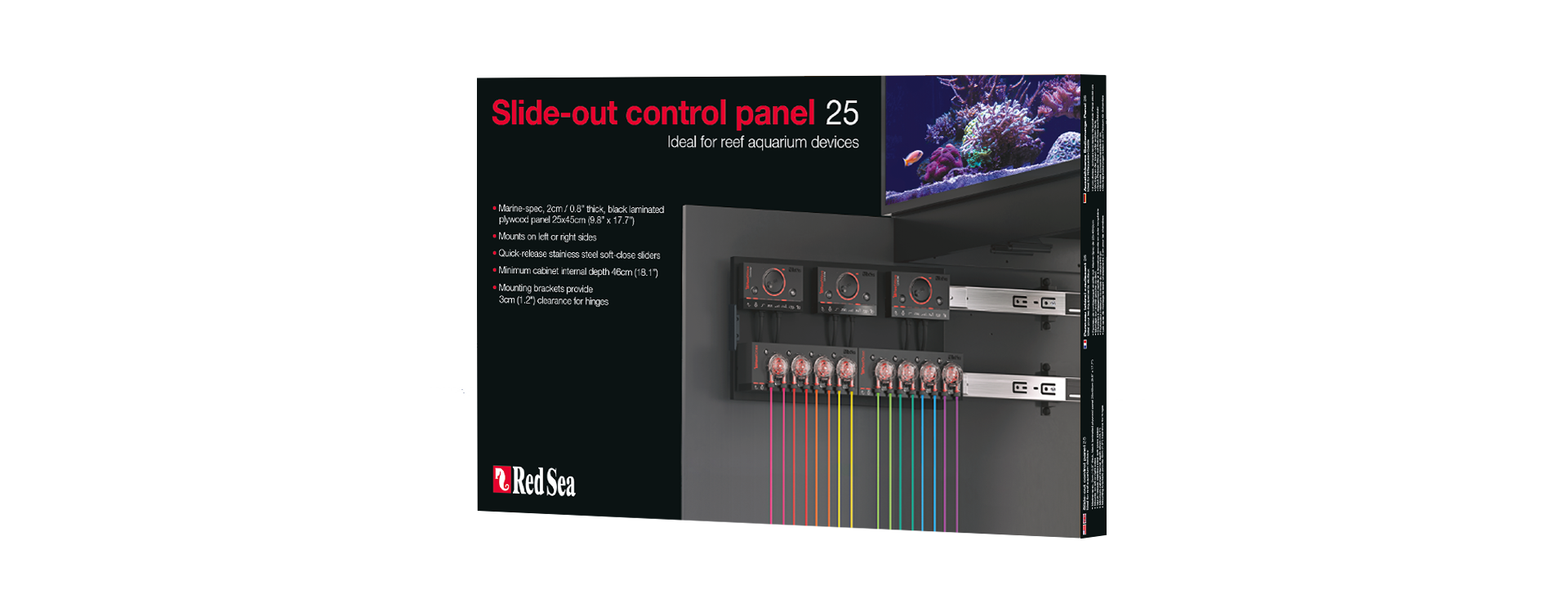 Red sea Cabinet slide out mounting control panel 25